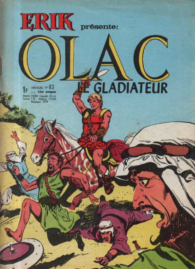 Scan de la Couverture Olac Le Gladiateur n 83